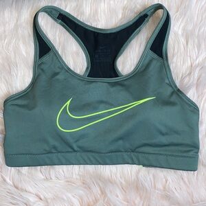 Nike Dri Fit Sports Bra Criss Cross Band Racerback